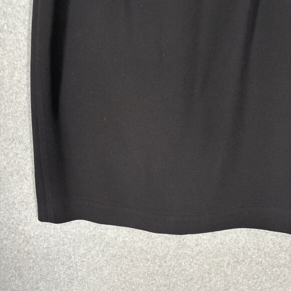 Anne Klein Skirt Small Black Mini Pencil Slit Career Secretary Work Witchy READ - Picture 3 of 11